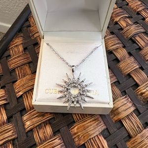 Cubic zirconia necklace